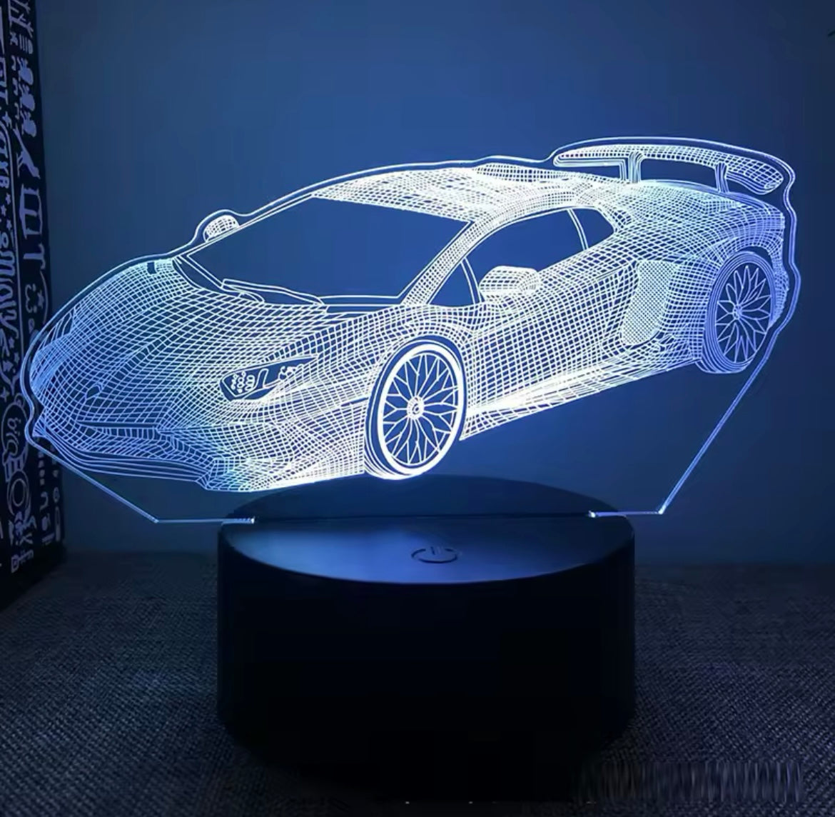 Figurine LED Lamborghini
